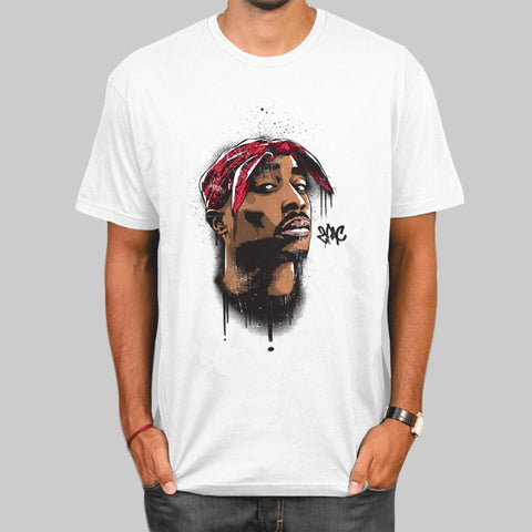 Tupac 2pac Hip Hop Swag harajuku Streetwear Print Mens O-neck T shirts Fashion Men And Women Tops T-shirt Short Sleeve Unisex Ts